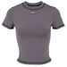 AC230 European American Style Casual Long-sleeve Spring And Autumn Slim-fit Comfortable Pullover T-shirt, Women's Base_ecoleips.com