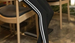 Korean Style Outerwear Sports Leggings Side White Stripes Nine-point People High Waist Small Feet Pencil Pants_ecoleips.com