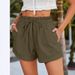 Aria Basics Aria Basics 2023 Summer New European And American Style Women's Fashion Loose Casual Solid Color Shorts For Cross-Border_ecoleips.com