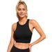 Breathable Nylon Yoga Sports Bra - Seamless Racerback Bralette For Running, Gym & Fitness - Soft Comfort With Quick-Dry Fabric_ecoleips.com