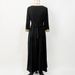 Women's Clothing Black Embroidered Lace Elegant Retro Hot Dress Holiday Gorgeous_ecoleips.com