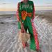 Women's Clothing Fashion Printed Leisure Vacation Style Suit _ecoleips.com