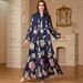 Modest Abaya Dress Sparkling Embroidered Kaftan Dress With Fringe – Elegant -Inspired Maxi Dress For Women_ecoleips.com