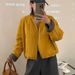 girl 2025 Autumn Winter New Stand Collar Jacket For Women Korean Style Unique Design Solid Color Versatile Fashionable Cotton_ecoleips.com