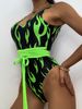 Women's Clothing Fit Bikini Swimwear Outdoor Sports One-piece Swimsuit_ecoleips.com