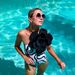 Women's 3D Floral One Piece Swimsuit European American Style Swimwear_ecoleips.com