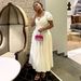 Women's Clothing Plus Size Long Tube Top Collar Waist Large Size Dress_ecoleips.com