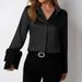 Women's Clothing Women's Satin Imitation Silk Blouse Satin Top For Formal & Casual For Women Top Spring Summer_ecoleips.com