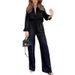Women's Clothing two-piece high-end long-sleeved loose leopard print spring fashion casual women's suit for women_ecoleips.com