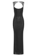 French Rhinestone Camisole Spicy Girl Wrapped Hip High-End Light Luxury Evening Dress, Party Backless Long Dress_ecoleips.com