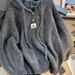 K Lazy Style Hooded Sweatshirt, Women's New Jacket, Knitted Sweater, Long Sleeved Top_ecoleips.com