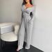 Women's Clothing Women's Trendy Casual V Neck Wide Leg Pocket Trousers Autumn Winter Short Slim Fit Sexy Style Suit_ecoleips.com