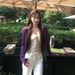 BM-style Korean Floral Backless Camisole For Women, Summer New Purple Cardigan Top Two-piece Set, Trendy_ecoleips.com