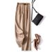 Suitable For All Seasons Tencel Wide-Leg High-End Linen Summer New Commuter Lightweight Loose High-Waist Swing Straight-Leg Long Pants For Women_ecoleips.com