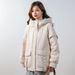 New Korean Version Down Jacket Women's Short Hooded Pinghu Down Jacket White Duck Down Big Fur Collar Women's Jacket_ecoleips.com