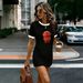Cross-border Foreign Trade Summer New Red Dog Casual Fashion Slim-fit Bodycon Dress 012 Print_ecoleips.com