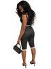 Women's Bow Tie Camisole Top And Printed Lace Capri Pants Set Lounge And Streetwear Outfit_ecoleips.com