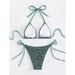 Verve 2025 New Two-Piece Swimsuit For Women Sexy Three-Point Tie Bikini Swimwear_ecoleips.com