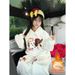 Women's Trendy Chinese Style Printed Hooded Sweatshirt Fleece Lined Thickened Autumn Winter New Design Versatile for Couples And Men_ecoleips.com