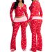 New Women's High-Waisted Long Two-Piece Set Casual Home Wear Light Fashion_ecoleips.com