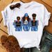 European And American Cross-border Foreign Trade Clothing, African Girl Round-neck Printed Women's Short-sleeve T-shirt_ecoleips.com
