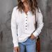 Solid Color Knitted Sweater, Women's Single-Breasted Lapels, Long Sleeves, Loose Casual Base Tops, Autumn And Winter_ecoleips.com