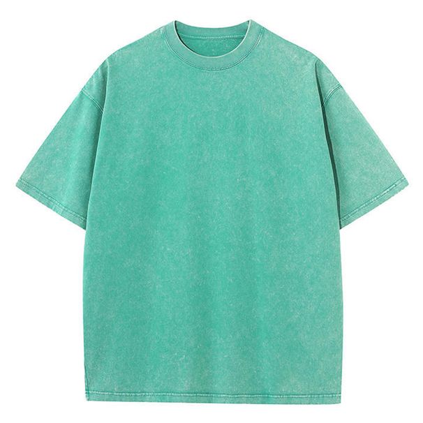 Summer Cotton Washed T-shirt For Women Men Loose O-Neck Oversized Tee Korean Y2k Female Clothes Casual Vintage Short Sleeve Tops_ecoleips.com