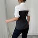 Women's Clothing Casual Shirt Striped Long Sleeved Irregular Shirt Spring And Autumn New Ultra Slim Shirt High End Feel_ecoleips.com