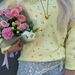 Women’s Oversized Floral Knit Sweater – Longline Boho Pullover (Breathable Polyester, Lightweight & Wrinkle-Free, Summer Layering Essential)_ecoleips.com