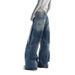 American Retro Heavy-duty Washed Distressed Wide-leg Jeans For Women, New Summer Casual Low-waist Straight-leg_ecoleips.com