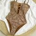 Women's Bohemian Style One Piece Swimsuit Summer Sexy Strappy Backless Design Vacation Fashion Regular Fit Polyester_ecoleips.com
