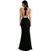 Summer Halter Neck Backless Satin Evening Dress for Women Sexy Party Bridesmaid European And American Style Cross Border 2026_ecoleips.com