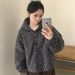 girl Souh Korea Ins Auumn And Winer New Korean Version Hooded Two-sided Design Loose Thickened Lamb Wool Coon Jacke_ecoleips.com