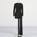 Women's Clothing Spring Round Neck Long Sleeve Black Diamond Flower Mopping Tassel Solid Color Dress_ecoleips.com