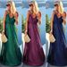 Women's new sexy suspender pleated dress INS strappy loose full swing dress_ecoleips.com