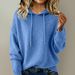 Aria Basics Aria Basics 25 Years European And American Autumn Winter New Solid Color Women's Knitted Sweater Hooded Pullover Sweatshirt_ecoleips.com