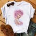 Wish Cross-border Women's Clothing European And American Spring/summer Floral Girls' Short-sleeve T-shirt For Women_ecoleips.com