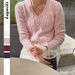 Diyun European And American Fashion Casual Solid Color Base Sweater Knitted Women's Clothing 2025 Autumn_ecoleips.com