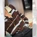 Korean-style Color-blocked Striped Polo Collar Women's Summer Top, Unique And Exquisite, Elegant Long-sleeve Knit Shirt_ecoleips.com