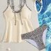 "Women's Striped Bikini Set - Sexy High Waist Swimwear For Beach & Resort, Trendy Striped Print Two-Piece Swimsuit"_ecoleips.com