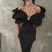 Women's Clothing Heavy Diamond Halter Dress Summer Temperament Bandage Black Dress_ecoleips.com