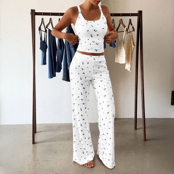 Diyun European And American Yoga Sports Camisole Long Pants Two-Piece Set Women's Clothing 2025 Autumn Winter_ecoleips.com