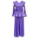 Women's Plus Size Fashion Two Piece Set Pleated Long Skirt Cross Border Miyake Style Top And Bottoms Ensemble_ecoleips.com