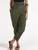 Women's Casual Lace-Up Nine-Point Pants European American Style Polyester Irregular Pattern Spring/Autumn Summer Regular Fit_ecoleips.com