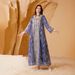 Sequined Robe Dress Women's Abaya Dress Fashionable Muslim Clothing Evening Wear_ecoleips.com