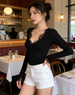 Long Sleeve Lace T-Shirts Women Spring Autumn Simple Vasual Slim Leisure Elegant Comfortable Sexy Ladies Clothing Girls Thin Ins_ecoleips.com