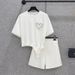 Women's Clothing Casual Shorts Suit Women Summer Round Neck Sports Love Diamond Student Large Size Women's Clothing_ecoleips.com