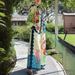 Women's Clothing fashion personality printed cotton and linen loose leisure vacation two-piece suit_ecoleips.com