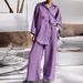 Women's Clothing Spring And Autumn Large Size Loose Long Sleeved Shirt Fashion Color Sports Suit_ecoleips.com