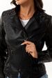 K New Women's Leather Jacket, Short Coat, Slim Fit, Thin Leather Coat, Women's Motorcycle Suit._ecoleips.com